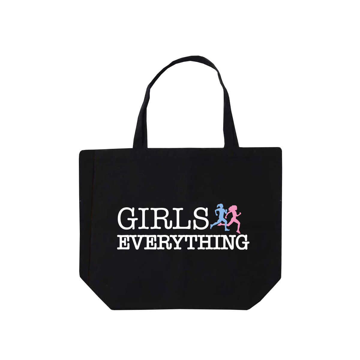 GIRLS RUN EVERYTHING TOTE (BLACK)