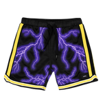 A.B.C. QUIET STORM SHORTS (BLACK/PURPLE)