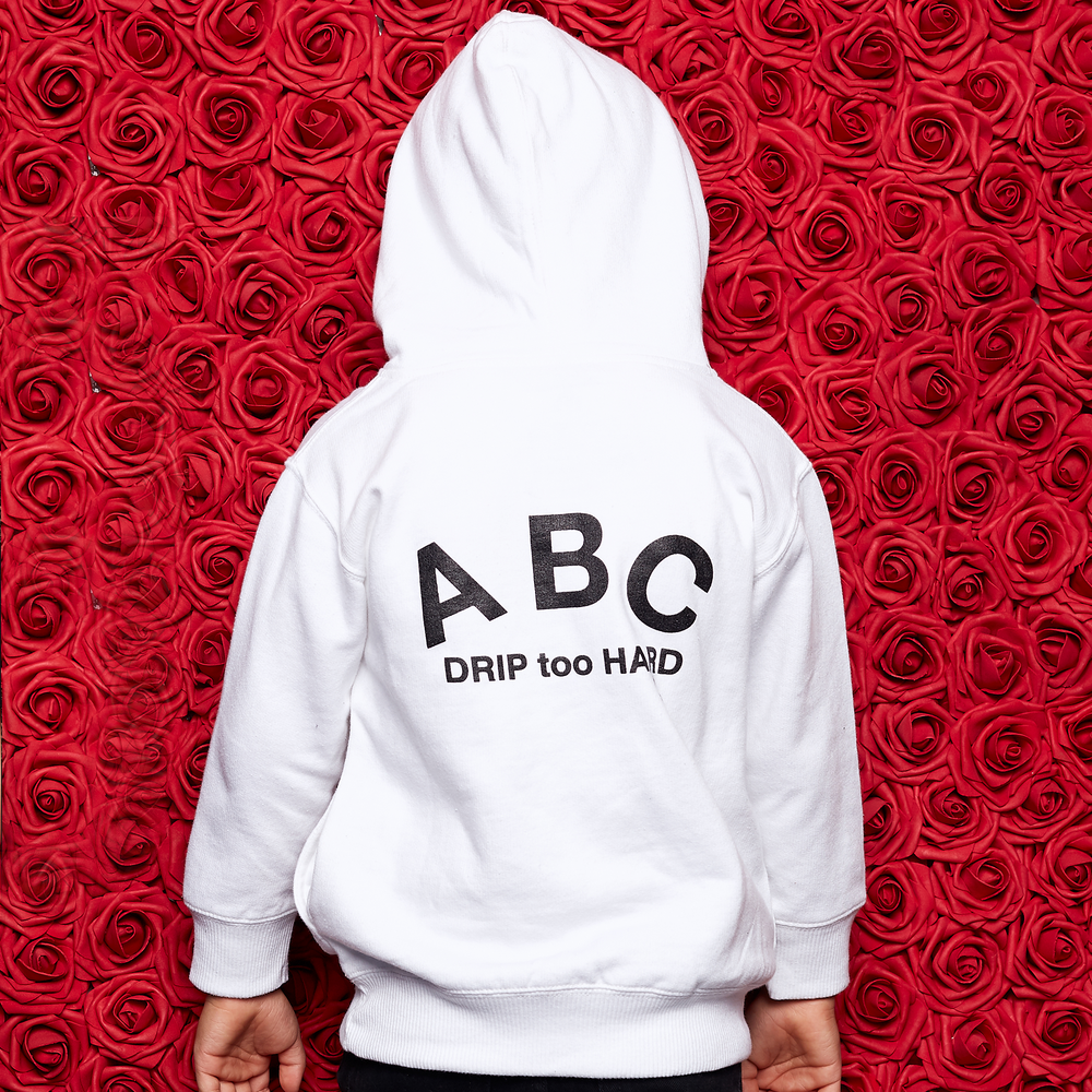 DRIP TOO HARD HOODIE (WHITE)