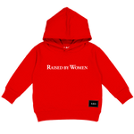 RAISED BY WOMEN HOODIE (RED)