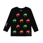 APPLES LONG SLEEVE (BLACK)