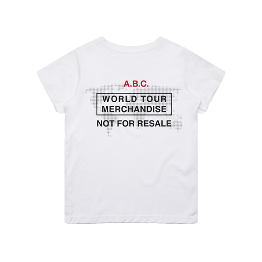 WORLD TOUR TEE (WHITE)