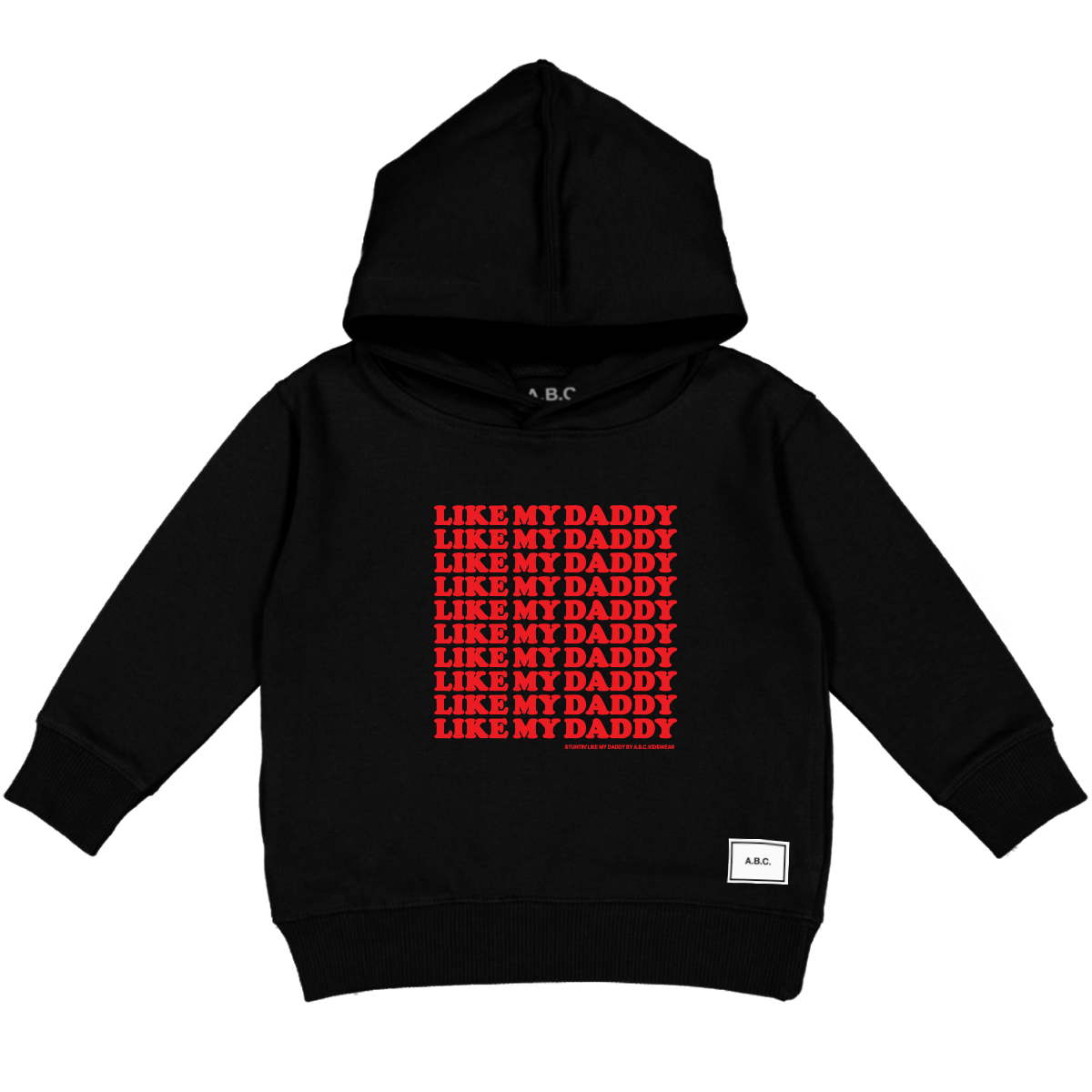 LIKE MY DADDY HOODY(BLACK)