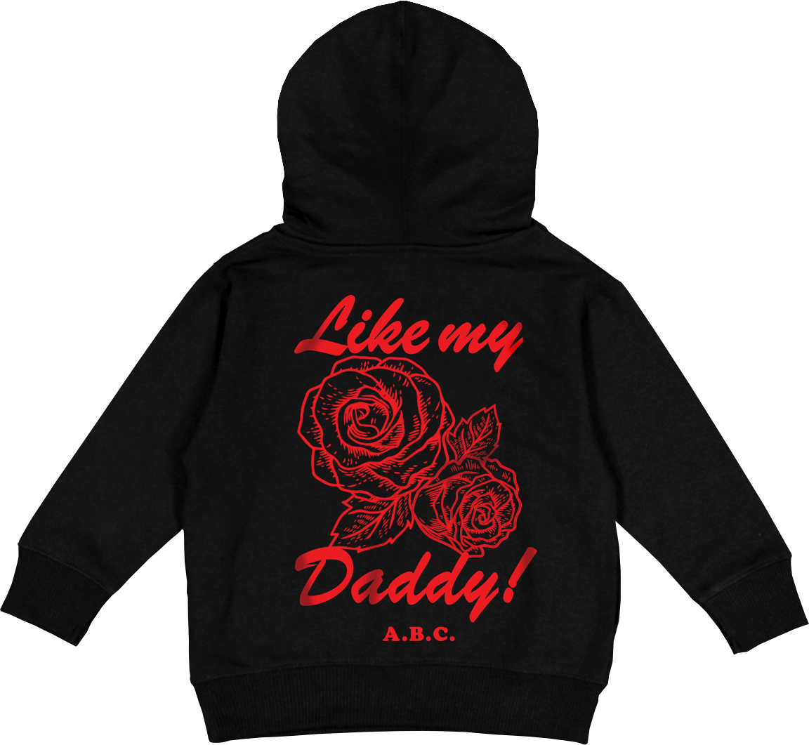 LIKE MY DADDY HOODY(BLACK)
